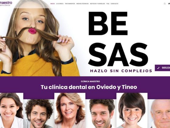 Diseño web para Clínica Dental Maestro