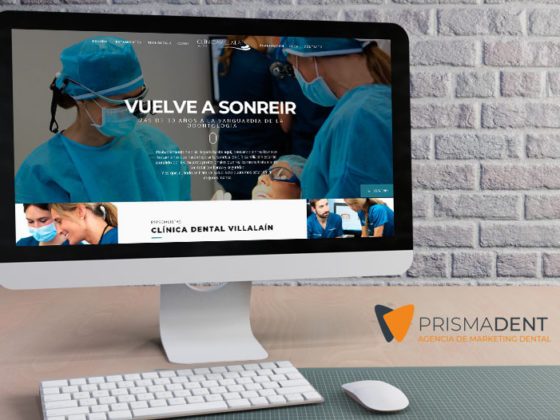 Clínica Villalaín. Diseño web para clínica dental