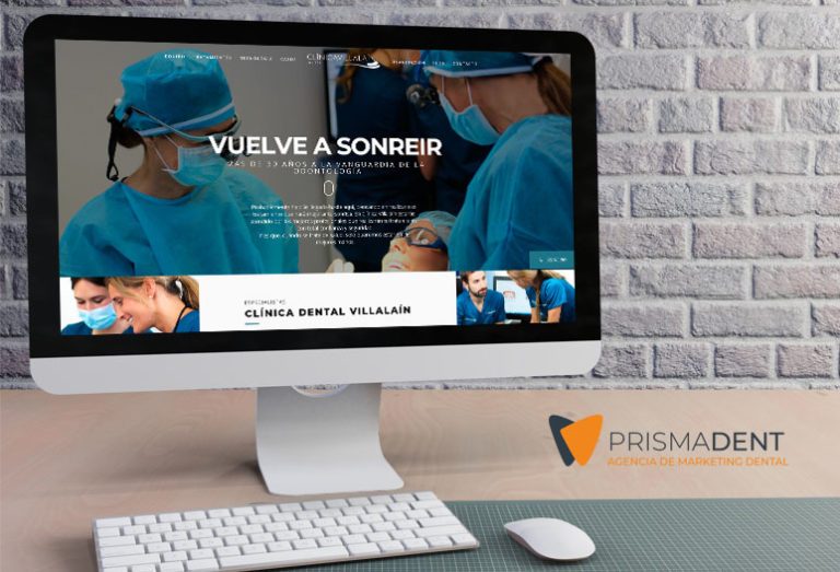 Clínica Villalaín. Diseño web para clínica dental