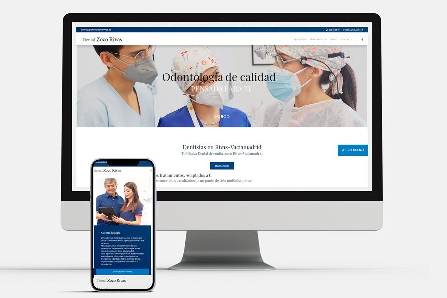 diseño web para dentistas en Madrid