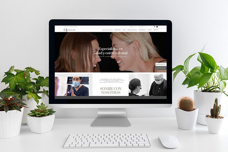 Cómo hacer una página web de calidad para una clínica dental.